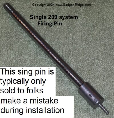 Badger Ridge 209 firing pin for Remington 700 ML