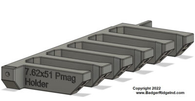 5 AR308 Pmag holder Stack-On door LH