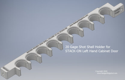 20 ga LH door shell holder for stack-on gun cabinet