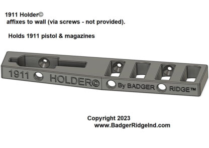 1911 wall mount