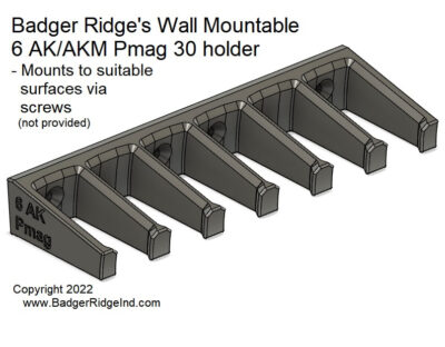 Wall AKM pmag holder