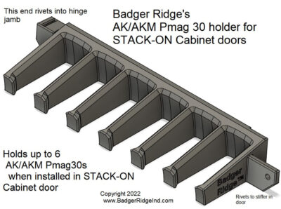 LH door Stack ON AK pmag holder