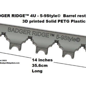 5-9 4U solid Plastic Barrel Rest