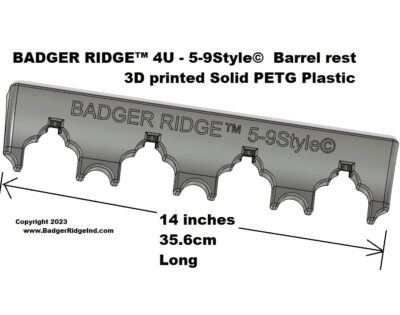 5-9 4U solid Plastic Barrel Rest