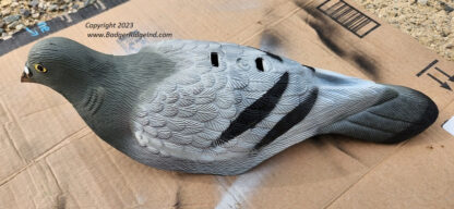 Single Dark Pigeon Decoy Shell