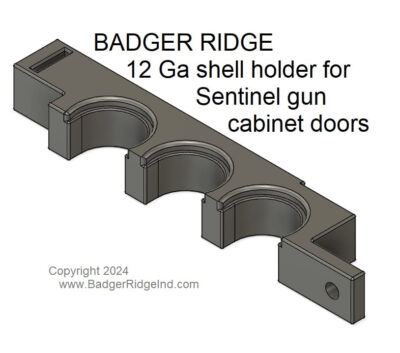 12 ga 3 shell holder for sentinel doors