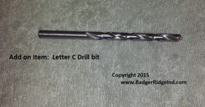 Letter C Drill Bit