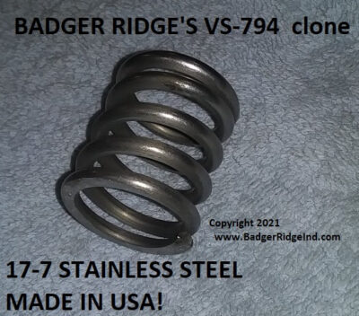 Stainless Steel D cell size spring VS-794