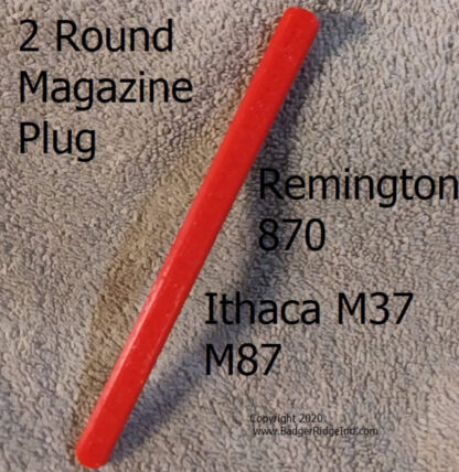 Plastic @ round plug