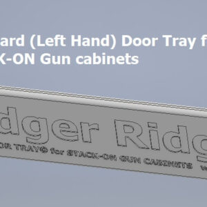 Organizer Shelf / Tray for Stack on gun cabinet door