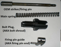 Rem 700 ML firing pin assembly tore down