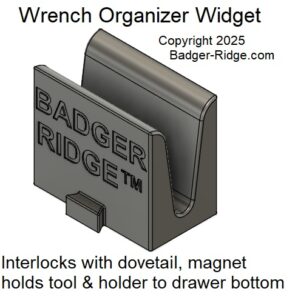 Tool Drawer Organizing Widget
