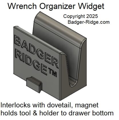 Tool Drawer Organizing Widget