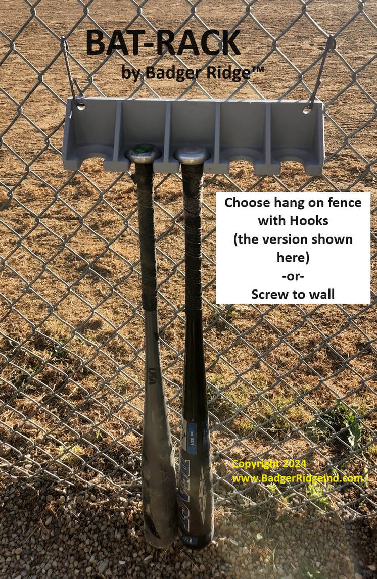 Bat Rack On Fence