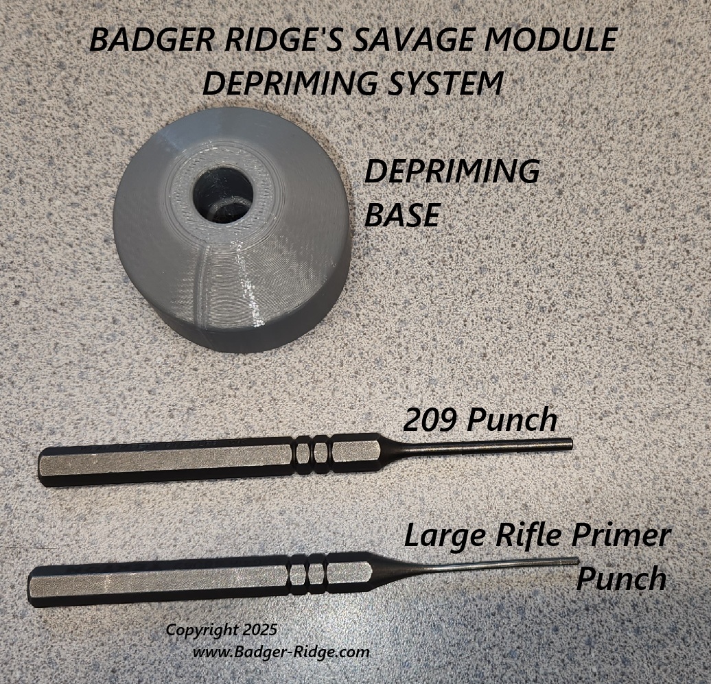 Savage 10ML primer module depriming system