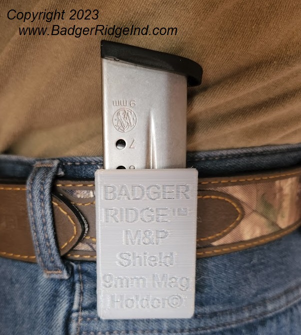 MP9 Shield Mag holder on belt
