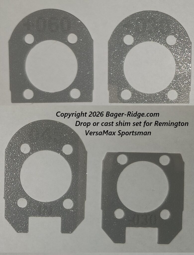 Badger Ridge's Drop or Cast shim set for VersaMax