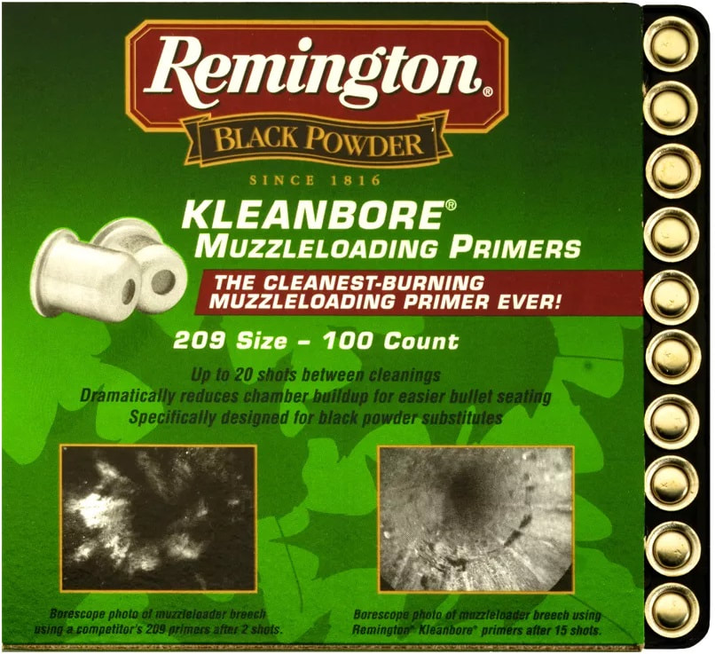 Remington KleenBore Muzzleloader 209 primers